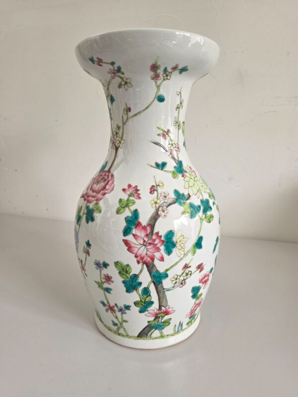 Chinesische Vase Porzellan – Famille Rose – Qing-Dynastie – Detail 8