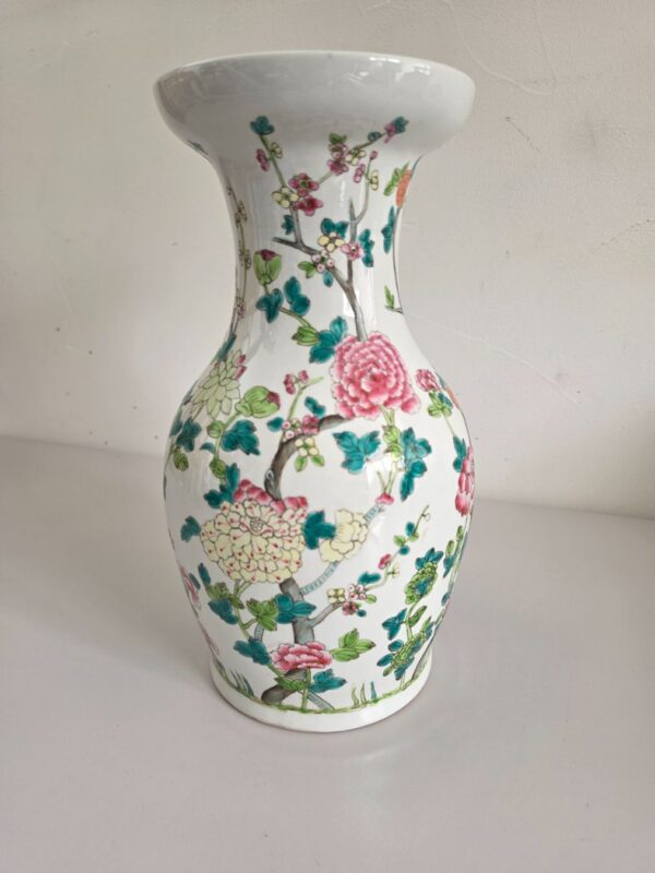 Chinesische Vase Porzellan – Famille Rose – Qing-Dynastie – Detail 9