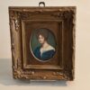 miniaturportrait-dame-19-jahrhundert-signiert-davoir Miniaturportrait – Dame 19. Jahrhundert – signiert Davoir