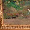 olgemalde-haus-huhner-hugo-muller-signiert-46x37cm (1) Ölgemälde ‚Haus & Hühner‘ – Hugo Müller signiert – 46x37cm – Detail 2