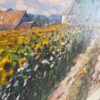 Ölgemälde Wolfgang Lämmle – Sommerlandschaft im Périgord – Detail 2