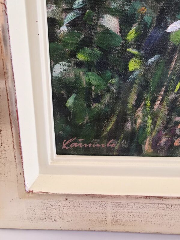 Ölgemälde Wolfgang Lämmle – Sommerlandschaft im Périgord – Detail 5