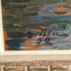 Original Gemälde Hans Grütter – Olten mit Holzbrücke – 1959 – Detail 4