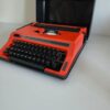 Vintage Schreibmaschine Utax 100 – Orange – 1970er – Detail 2