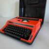 Vintage Schreibmaschine Utax 100 – Orange – 1970er – Detail 3