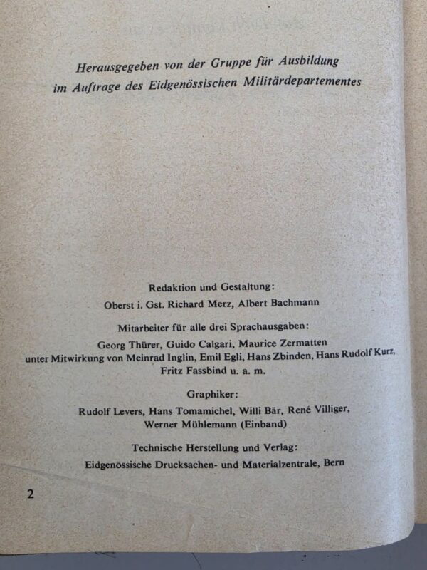vintage-soldatenbuch-schweizer-armee-2-auflage-1959 (2) Vintage Soldatenbuch Schweizer Armee – 2. Auflage 1959 – Detail 3