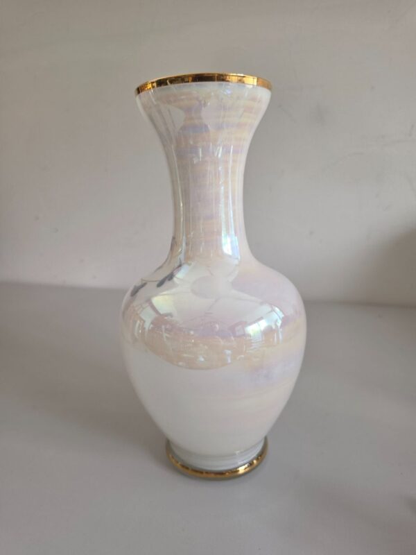 Vintage Vase Opalglas irisierend – Opalina Fiorentina – Detail 4