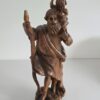 Geschnitzte Holzfigur – Heiliger Christophorus mit Jesuskind – Detail 2