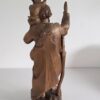 Geschnitzte Holzfigur – Heiliger Christophorus mit Jesuskind – Detail 4