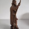 Geschnitzte Holzfigur – Heiliger Christophorus mit Jesuskind – Detail 5