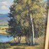 Ölgemälde Katzensee Ölgemälde Katzensee – G. Rosenberger 1960 – Vintage – Detail 2