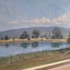 Ölgemälde Katzensee Ölgemälde Katzensee – G. Rosenberger 1960 – Vintage – Detail 4