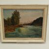 Alpenlandschaft Wyttenbach Original Alpenlandschaft Gemälde – Adolf Wyttenbach 1895