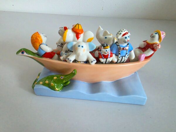 Villeroy & Boch Figurengruppe Boot – Porzellan – R. Benedikt – Detail 4