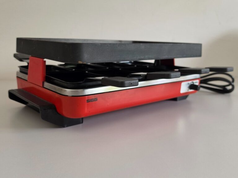 Vintage Raclette-Grill Sigg – 8 Personen – Schweiz 1975