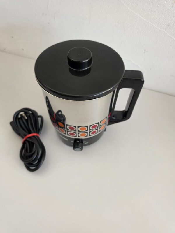Vintage SIGG Reisekocher Edelstahl – Retro Muster – 1970er – Detail 3