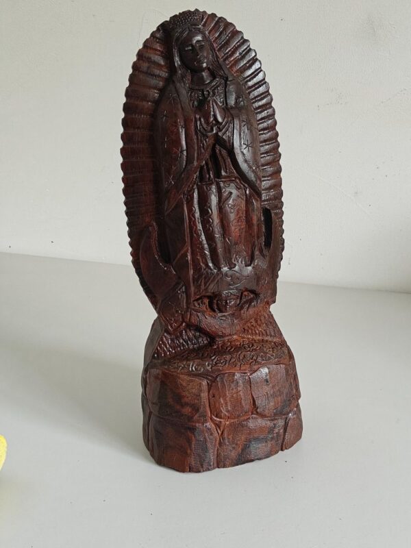 Virgen de Guadalupe Holzfigur – handgeschnitzt – Mexico