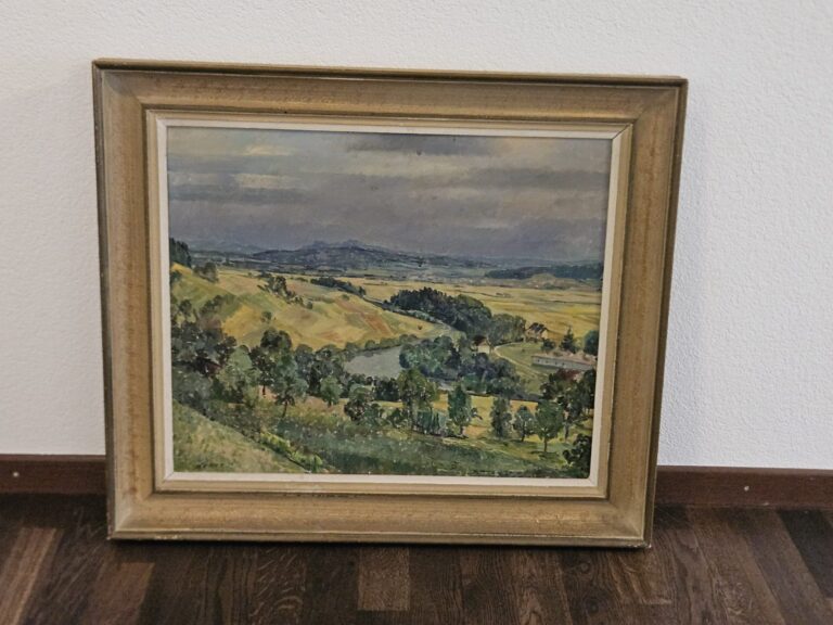 Walter Keller (1901–1994) Ölgemälde Landschaft