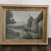 Werner Schaad (1905-1977) original Ölgemälde 1945 Bauernhof