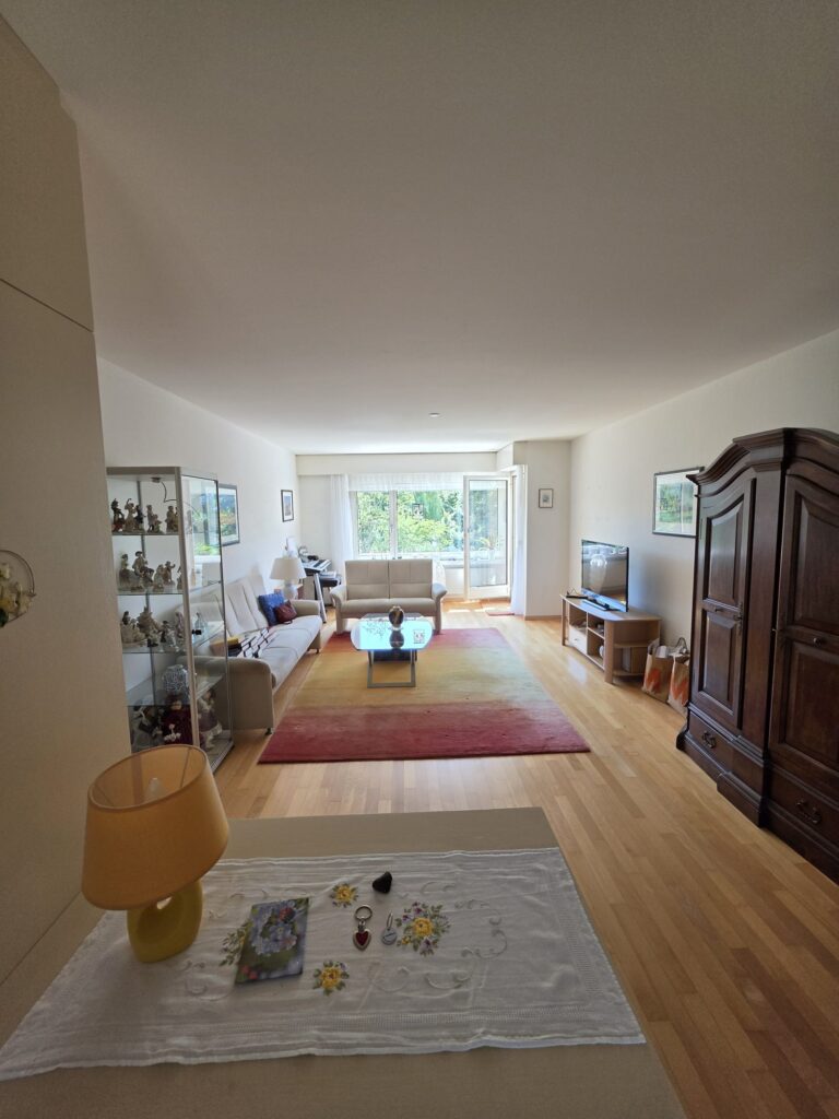 Wohnungsräumung in Würenlos: Wohnzimmer vor der Räumung